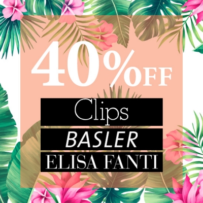 40% на одежду от брендов Clips, Basler и Elisa Fanti в магазине